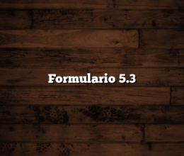 Formulario 5.3