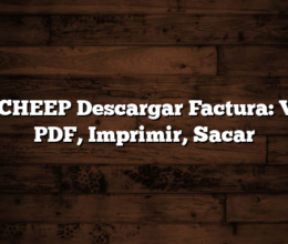 SECHEEP Descargar Factura: Ver, PDF, Imprimir, Sacar