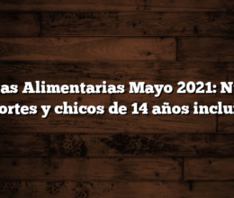 Tarjetas Alimentarias Mayo 2021: Nuevos importes y chicos de 14 años incluidos